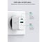 Сетевое зарядное устройство Ugreen USB A + USB C 36W Wall Charger, цвет белый 60468 3