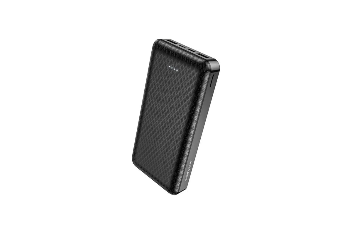 Внешний акб Borofone bj3a minimalist 20000mah, 2хusb, 2a, led, li-pol,  черный 0L-00049940 - выгодная цена, отзывы, характеристики, фото - купить в  Москве и РФ