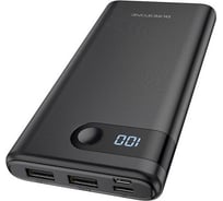 Внешний акб Borofone bt35 smart force 10000mah, 2хusb, 2a, led дисплей, li-pol, черный 0L-MG-WF867
