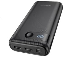 Внешний акб Borofone bt35a smart force 20000mah, 2хusb, 2.0а, led дисплей, li-pol, черный 0L-MG-WF866