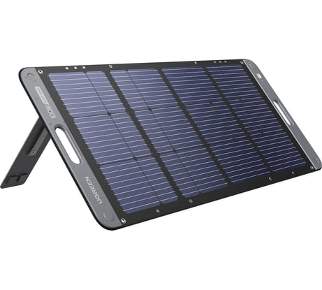 Портативная солнечная панель Ugreen sc100 (15113) solar panel 100вт. цвет: темно-серый 15113_