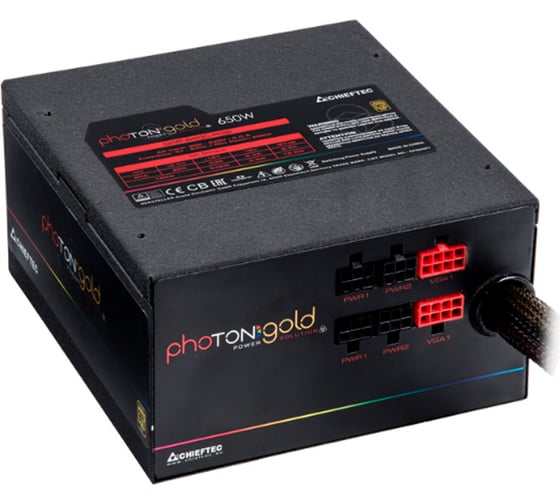 Блок питания Chieftec GDP-650C-RGB
