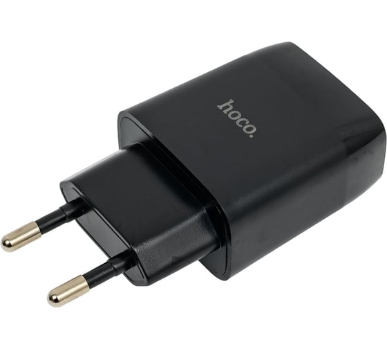 Сзу Hoco c72q glorious 1xusb, 3а, 18w, qc3.0 + usb кабель microusb, 1м (черный) 0L-MG-WF333