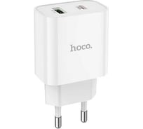 Сзу Hoco c80a plus rapido 1xusb, 1xusb-c, 3а, pd20w, qc3.0 (белый) 0L-00057525