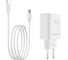 Сетевое зарядное устройство Borofone ba32a bright power 1xusb qc3.0, 18w, 3а + кабель microusb, 1м, белый 0L-00044340 2