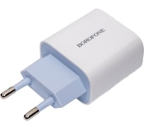 Сетевое зарядное устройство Borofone ba38a plus speedy 1xusb-c pd 20w, 3a, белый 0L-00050784