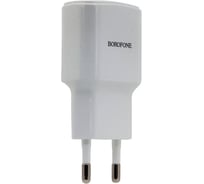 Сетевое зарядное устройство Borofone ba48a orion 1xusb, 2.1а, белый 0L-00049115