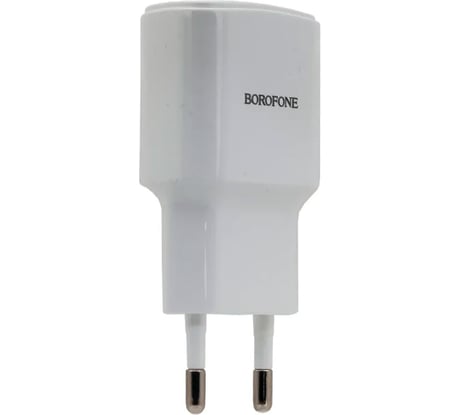 Сетевое зарядное устройство Borofone ba48a orion 1xusb, 2.1а, белый 0L-00049115