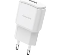 Сетевое зарядное устройство Borofone ba48a orion 1xusb, 2.1а + кабель microusb, 1м, белый 0L-00049119