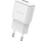 Сетевое зарядное устройство Borofone ba48a orion 1xusb, 2.1а + кабель microusb, 1м, белый 0L-00049119 1