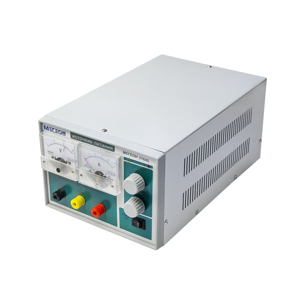 Одноканальный линейный источник питания с аналоговой индикацией МЕГЕОН ...