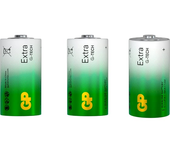 Батарейки GP C / LR14 алкалиновые щелочные Extra Alkaline, набор 2 шт (14AXA21-BC2) 15783880