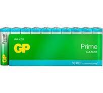 Алкалиновые пальчиковые батарейки GP  АА Prime Alkaline, набор 20 шт. 19731 15783866