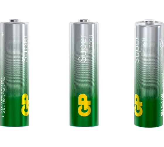 Алкалиновые батарейки GP Super Alkaline G-Tech АA, набор 8 шт. GP 15A-CR8