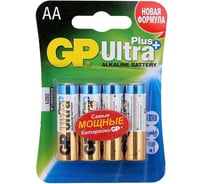 Алкалиновые батарейки GP АA 4 шт Ultra Plus Alkaline 15А 15AUP-2CR4