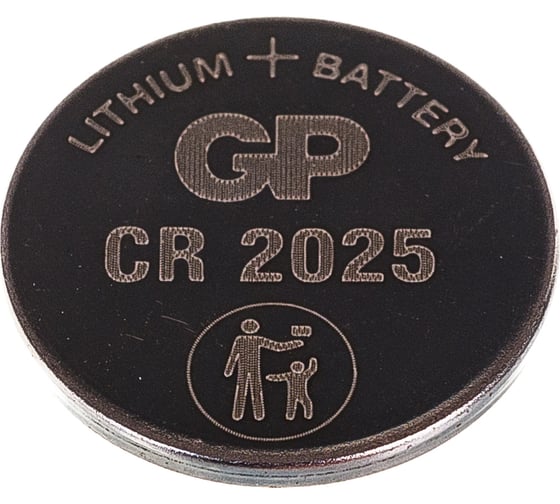 Литиевая дисковая батарейка GP Lithium CR2025 2 шт CR2025-7CR2 ...