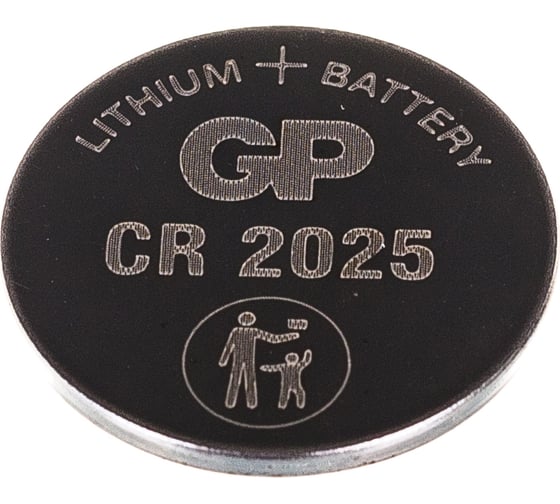 Литиевые дисковые батарейки GP Lithium CR2025 - 5 шт., CR2025-7CR5 CR2025-7CR5 15783891