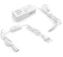 Сетевой адаптер Apeyron 24В, 72Вт, IP44, 3A, пластик белый, DC папа 5.5x2.5мм 03-60