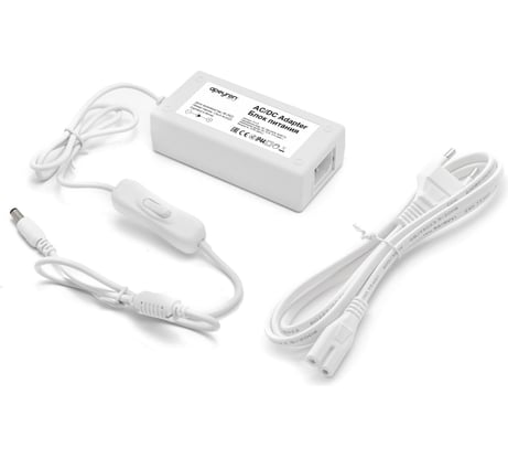 Блок Питания Apeyron Адаптер 12В, 72 Вт, IP44, 6А, разъем 2,5х5,5мм, пластик, 03-21