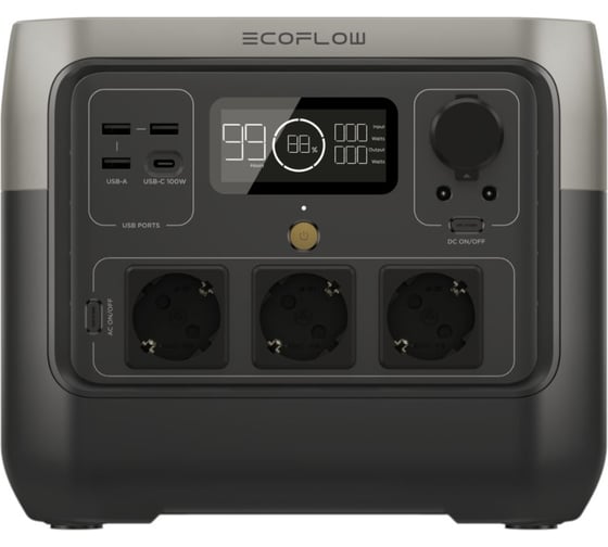 Портативная зарядная электростанция EcoFlow RIVER 2 Pro 4895251601559