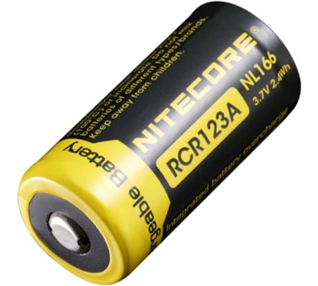 Аккумулятор Nitecore NL166 RCR123/16340 9971