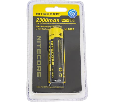 Аккумулятор Nitecore NL1823 18650 Li 3.7v 2300mA 11596