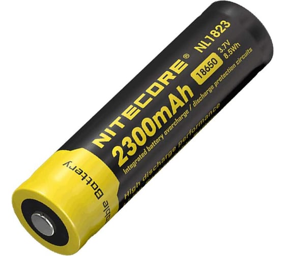 Аккумулятор Nitecore NL1823 18650 Li 3.7v 2300mA 11596 1