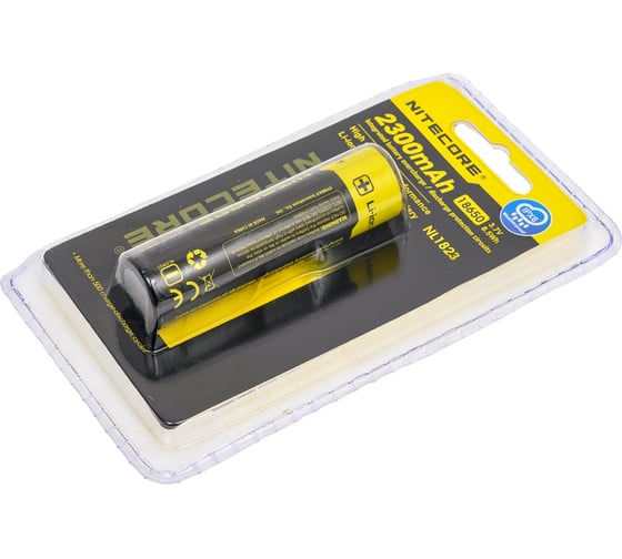 Аккумулятор Nitecore NL1823 18650 Li 3.7v 2300mA 11596