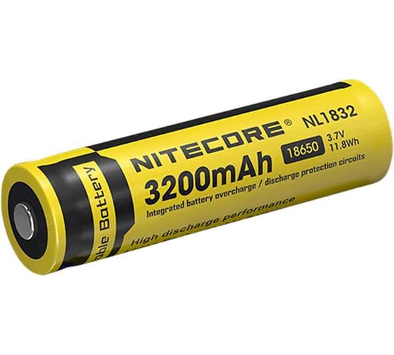 Аккумулятор Nitecore NL1832 18650 3.7v 3200mA 10386 1