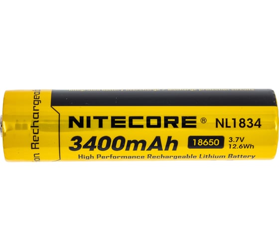 Аккумулятор Nitecore NL1834 18650 3.7v 3400mA 10927
