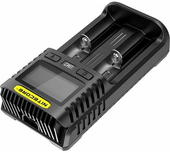 Зарядное устройство Nitecore UM2 18650/21700 на 2АКБ Intellicharge V2 Совместим с Li-ion/IMR и Ni-MH/Ni-Cd аккумуляторами с автоматическим определением 18264