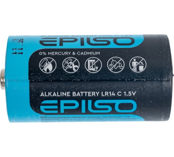 Элементы питания Epilso lr14/c 1.5v 2 шт на блистере EPB-LR14-2BC