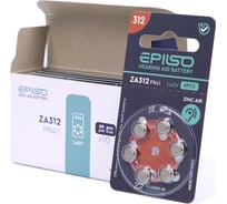 Элементы питания Epilso za312 (pr41) 1.45v упаковка 60 шт EPB-ZA312-60pc
