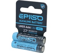 Элементы питания Epilso мизинчиковый lr03/aaa 1.5v 2 шт на блистере EPB-LR03-2SC
