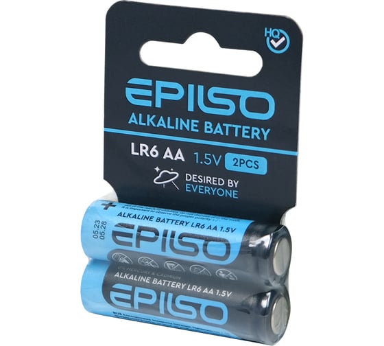 Элементы питания Epilso пальчиковый lr6/aa 1.5v 2 шт на блистере EPB-LR6-2SC