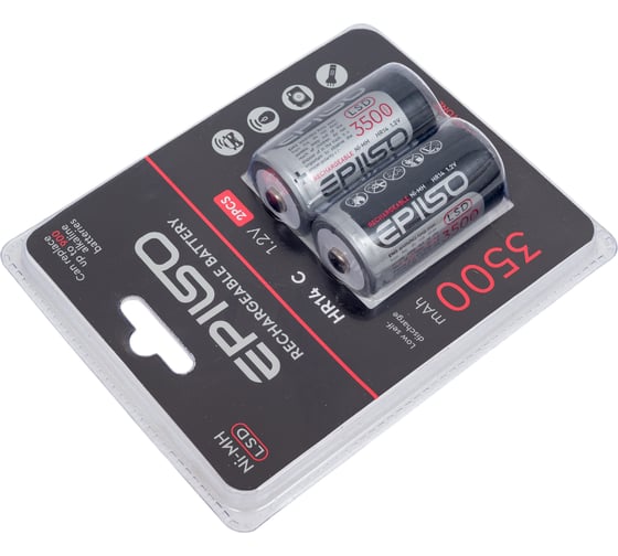 Никель-металл-гидридный аккумулятор Epilso (nimh)hr14/c 3500mah 2bc 1.2v lsd EPB-HR14-3.5-LSD