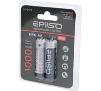 Никель-металл-гидридный аккумулятор Epilso (nimh)hr6/aa 1000mah 2bc 1.2v EPB-HR6-1.0