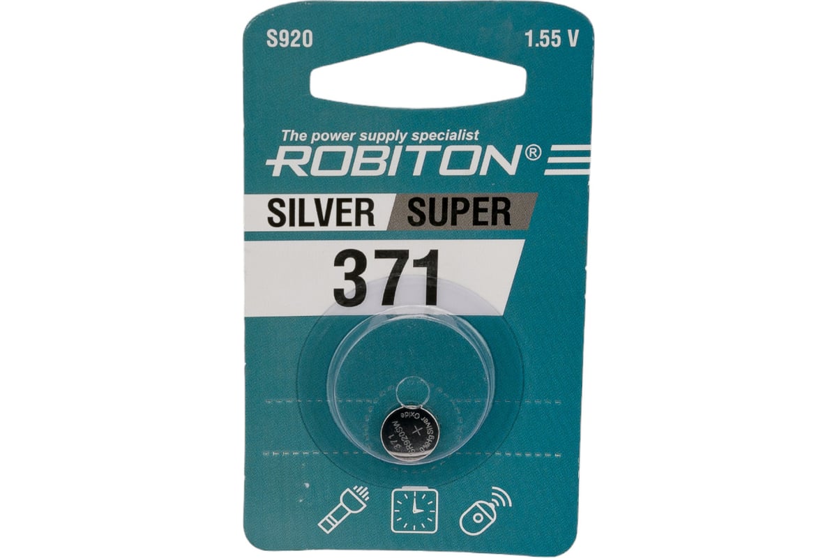 Элемент питания Robiton SUPER R-371-BL1 371 (SR920SW) BL1 18473