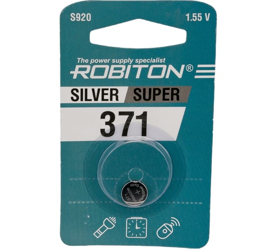 Элемент питания Robiton SUPER R-371-BL1 371 (SR920SW) BL1 18473
