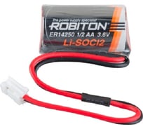 Элемент питания Robiton ER14250-EHR2 ER14250 1/2AA с коннектором PK1 18627
