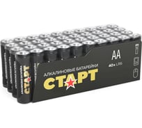 Алкалиновые батарейки СТАРТ lr6-b40 n аа 40шт 19145