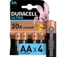 Щелочные батарейки Duracell, Ultra размера AA, 4шт Б0038761