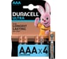 Батарейки Duracell, Ultra щелочные размера AAA, 4шт Б0038762