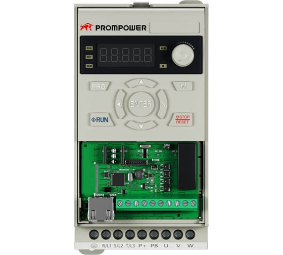 Преобразователь частоты Prompower pd101-a4007 380в, 3а, 0,75квт PD101A4007