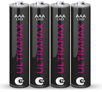 Элемент питания ФАZА алкалиновый AAA/LR03 1.5В Ultra Max BL-4 5043084