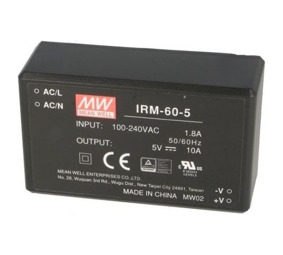 Источник питания Mean Well IRM-60-5 AC/DC 50Вт Т02288486 1