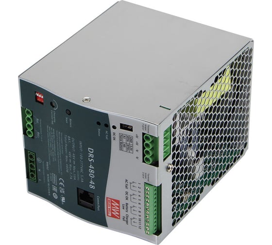 Источник питания для систем безопасности Mean Well DRS-480-48 Т03724204