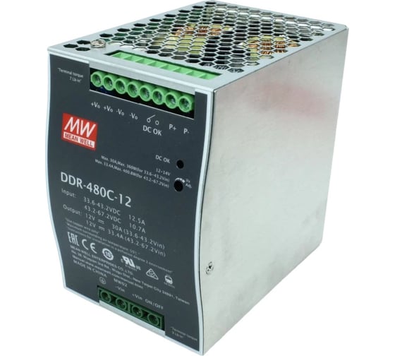 Преобразователь Mean Well DC-DC DDR-480C-12 Т03620966 1