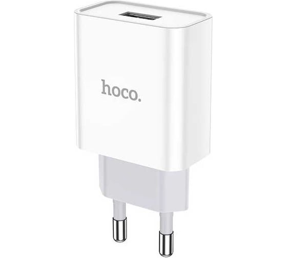 Сетевое зарядное устройство Hoco c81a asombroso 1xusb, 2.1а (белый) 0L-00049101