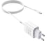 Сетевое зарядное устройство Hoco C81A asombroso 1xusb, 2.1а + USB/Type-C 1м, белый, блистер, 6931474727961 1